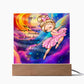 A Cherished Gift from God Acrylic  Ballerina Plaque