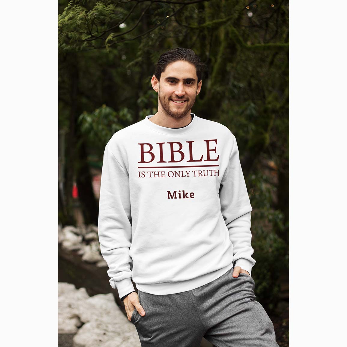 Bible is the Only Truth Personalizable Sweatshirt