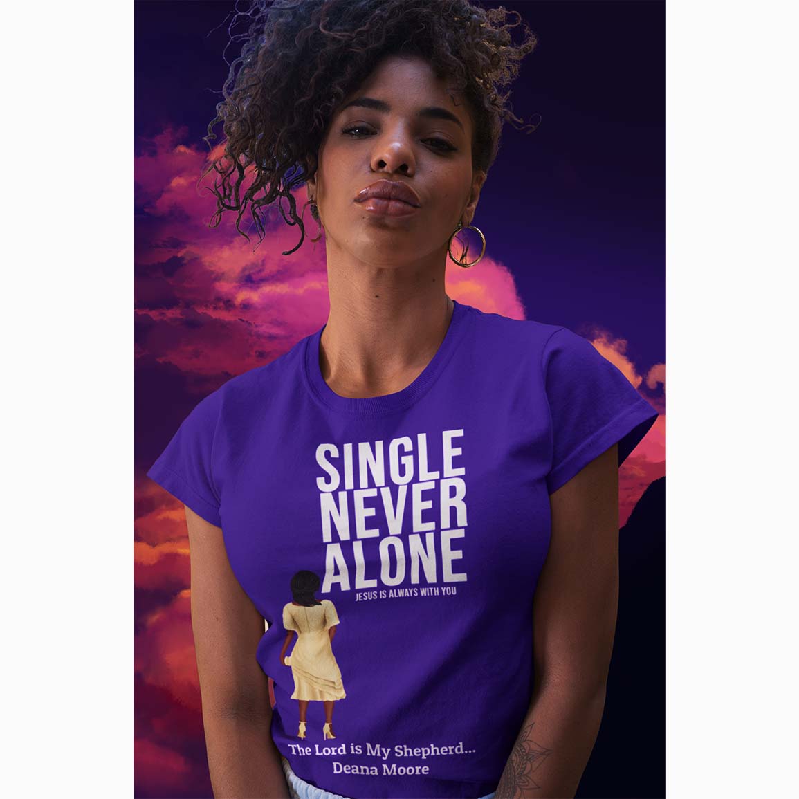 Never Alone, Personalizable Tee-Shirt