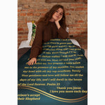 Load image into Gallery viewer, Blankets - Personalizable Scripture Mink Sherpa Blankets - Psalm 23 - 60&quot;x80&quot;
