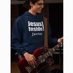 Load image into Gallery viewer, Jesus Inside Personalizable Hoodie
