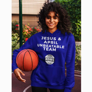 Jesus & I  Unbeatable Team Personalized Hoodie