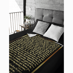 Blankets - Personalizable Scripture Mink Sherpa Blankets - Psalm 91- 60" X 80"