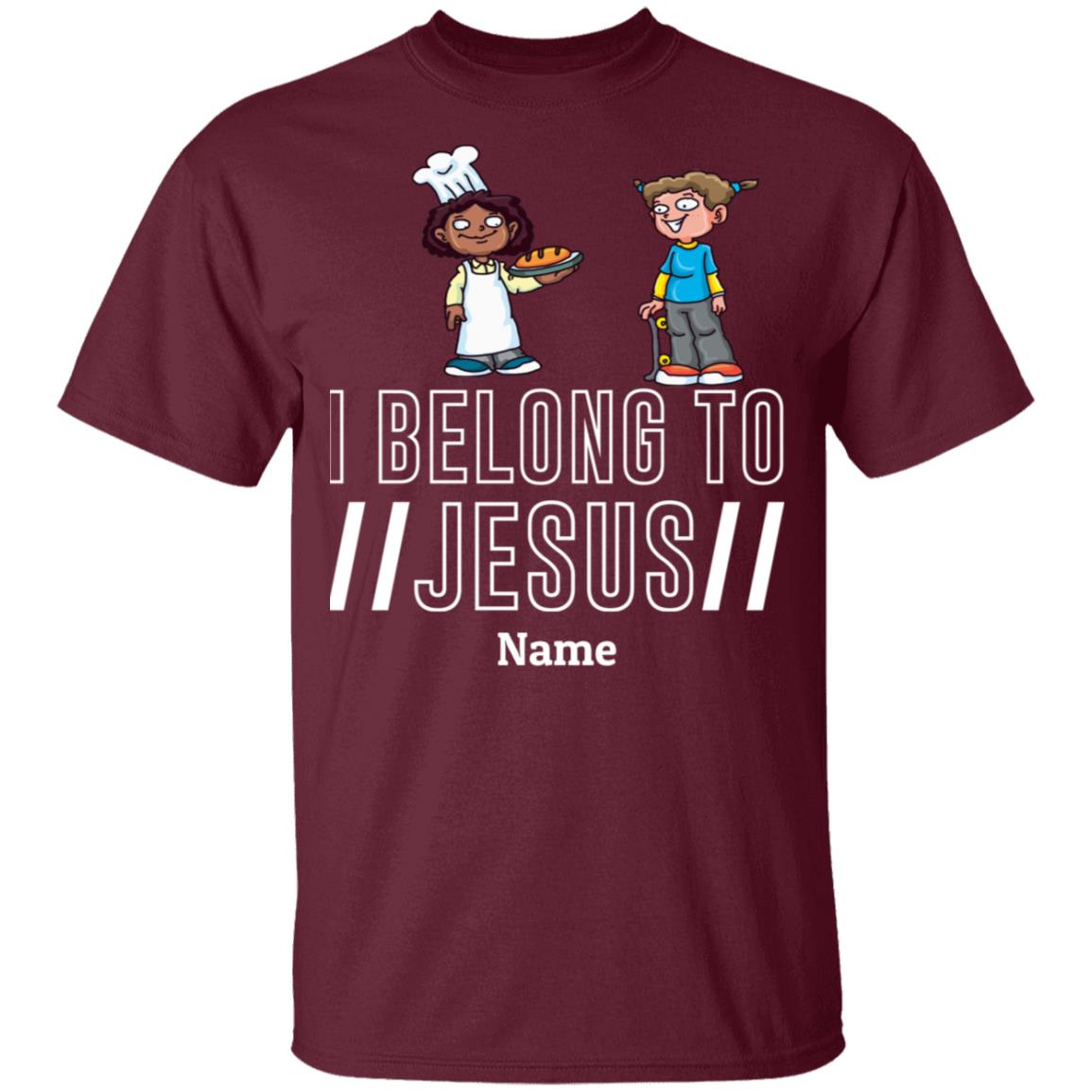 T-Shirts - Personalized Christian Themed Youth T-shirts - I Belong To Jesus