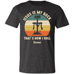 Load image into Gallery viewer, T-Shirts - Personalized Christian Themed T-shirts - Jesus Is My Rock
