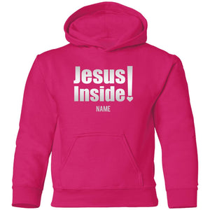 Jesus Inside Personalized Youth Hoodie
