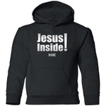 Load image into Gallery viewer, Jesus Inside Personalized Youth Hoodie
