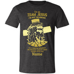 Load image into Gallery viewer, T-Shirts - Personalized Christian Themed T-shirts -  I&#39;m On Team Jesus
