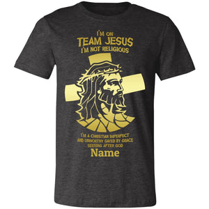 T-Shirts - Personalized Christian Themed T-shirts -  I'm On Team Jesus