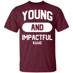 Load image into Gallery viewer, T-Shirts - Personalized Christian Themed Youth T-shirts - Young And Impactful
