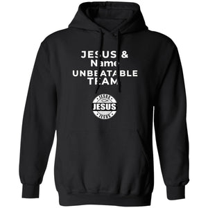 Jesus & I  Unbeatable Team Personalized Hoodie