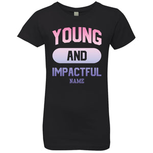 T-Shirts - Personalized Christian Themed Youth T-shirts - Young And Impactful - Girls