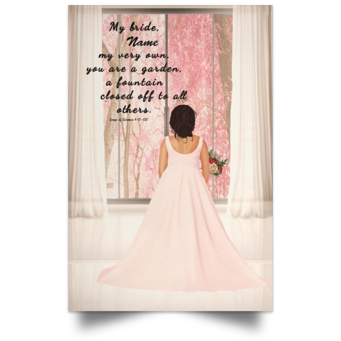 Wall Art - Song Of Songs Personalizable Poster - Song Of Songs 1:2