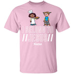 Load image into Gallery viewer, T-Shirts - Personalized Christian Themed Youth T-shirts - I Belong To Jesus
