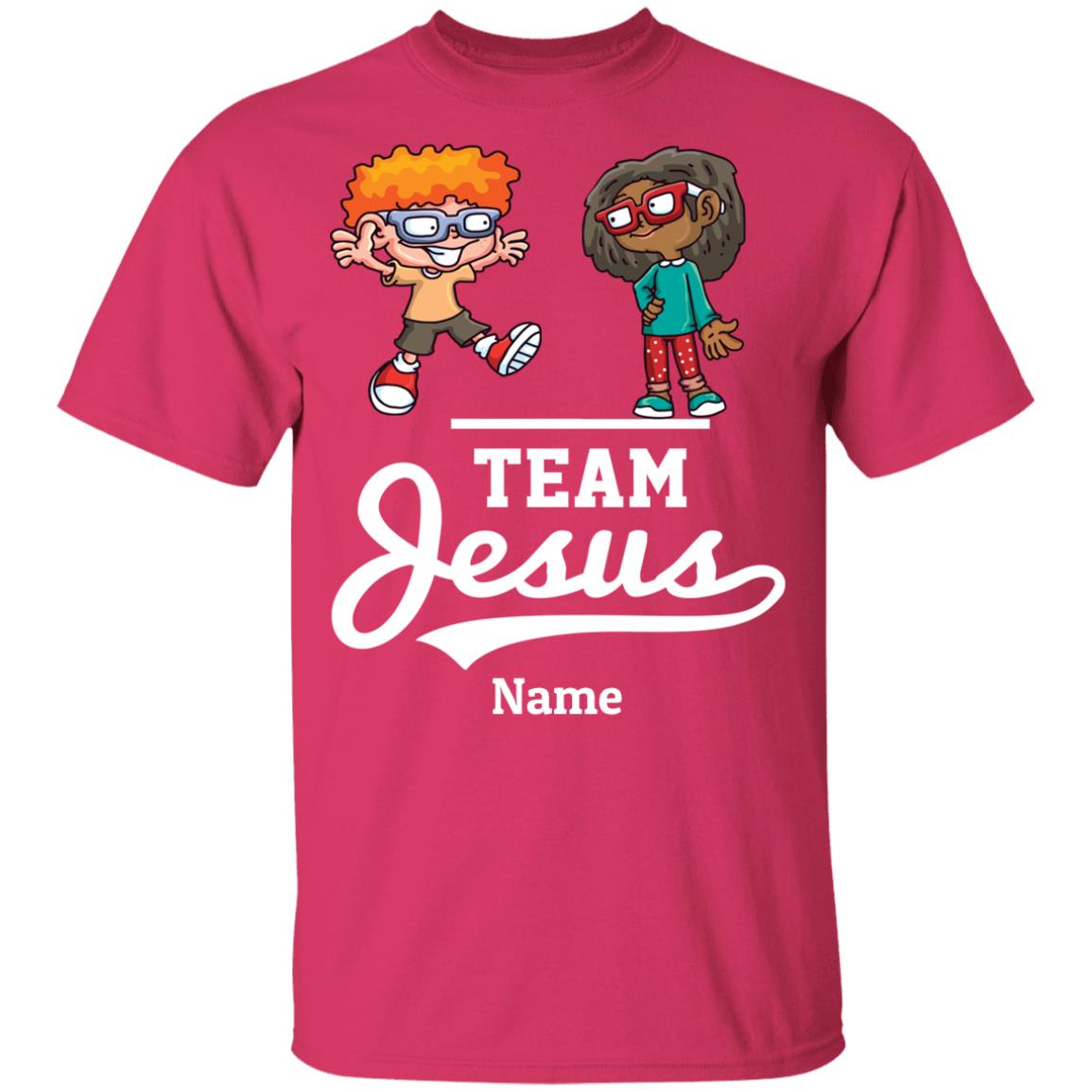 T-Shirts - Personalized Christian Themed Youth T-shirts - Team Jesus