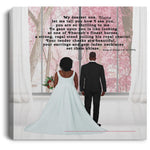 Load image into Gallery viewer, Wall Art - Song Of Songs Personalizable Scripture Canvas  - Song Of Songs 1:9-10
