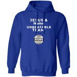 Load image into Gallery viewer, Jesus &amp; I  Unbeatable Team Personalized Hoodie
