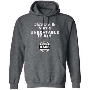 Jesus & I  Unbeatable Team Personalized Hoodie