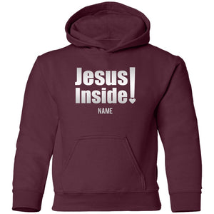 Jesus Inside Personalized Youth Hoodie