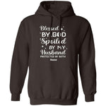Load image into Gallery viewer, Blessed by God, Spoiled by my Husband Personalized Hoodie

