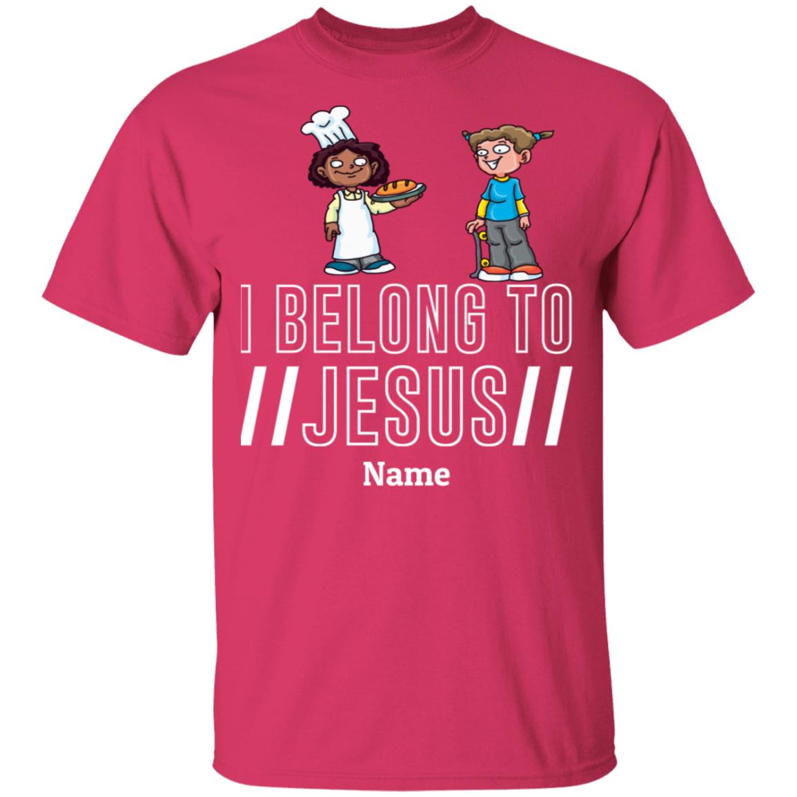 T-Shirts - Personalized Christian Themed Youth T-shirts - I Belong To Jesus