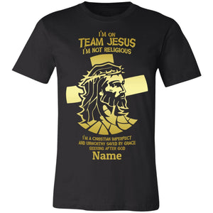 T-Shirts - Personalized Christian Themed T-shirts -  I'm On Team Jesus