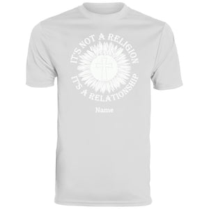 It's Not A Religion Personalized  Moisture-Wicking Tee