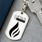 Jesus in the Midst Keychains (Black-White ) Personalization Available