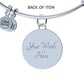 Jesus in the Midst Bangle (Lite Blu ) - Personalization Available
