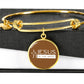 Jesus in the Midst Bangle (Camel ) - Personalization Available