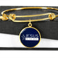 Jesus in the Midst Bangle (Navy ) - Personalization Available