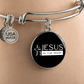 Jesus in the Midst Bangle (Black) - Personalization Available