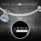 Jesus in the Midst Bangle (Black) - Personalization Available