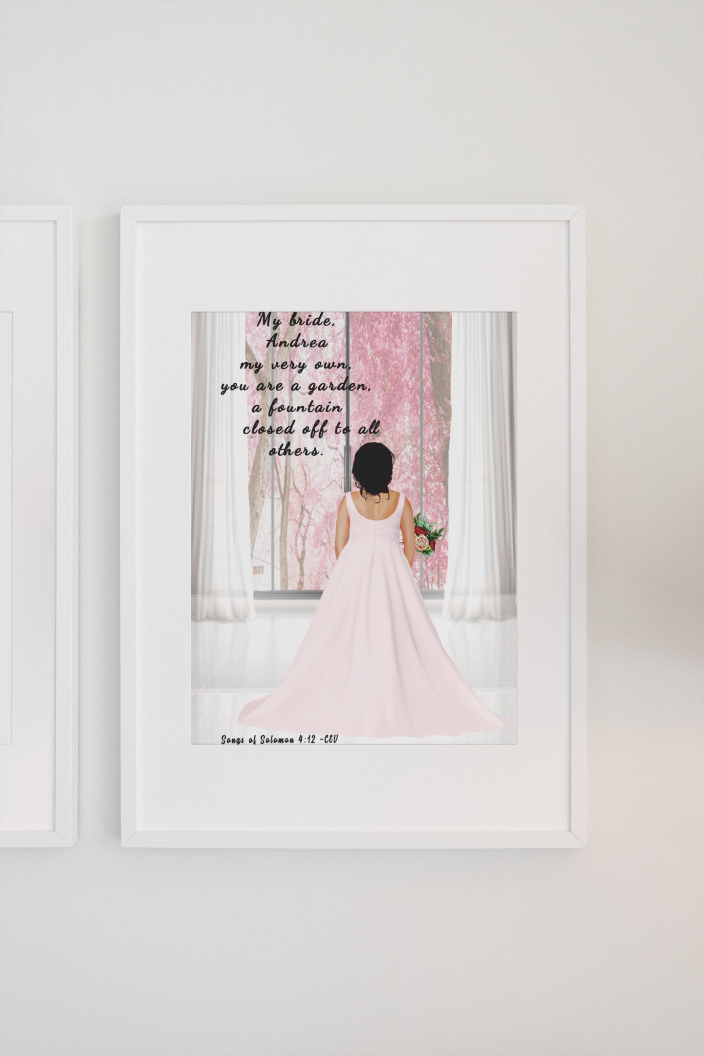 Wall Art - Song Of Songs Personalizable Poster - Song Of Songs 1:2