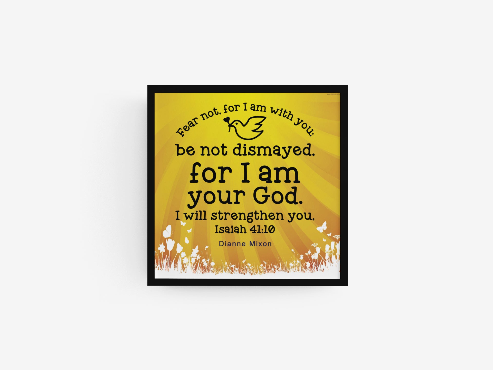 Wall Art - Scriptural Personalizable Posters - Isaiah 41:10