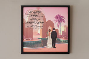 Wall Art - Song Of Songs Personalizable Poster - Song Of Songs 4:6