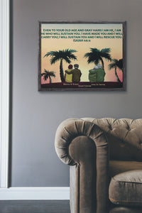 Wall Art - Scriptural Personalizable Posters - Isaiah 46:4