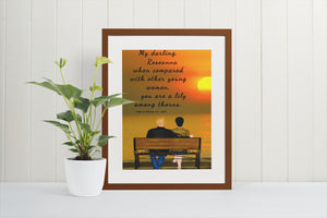 Wall Art - Song Of Songs Personalizable Poster - Song Of Songs 2:2