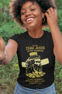 T-Shirts - Personalized Christian Themed T-shirts -  I'm On Team Jesus