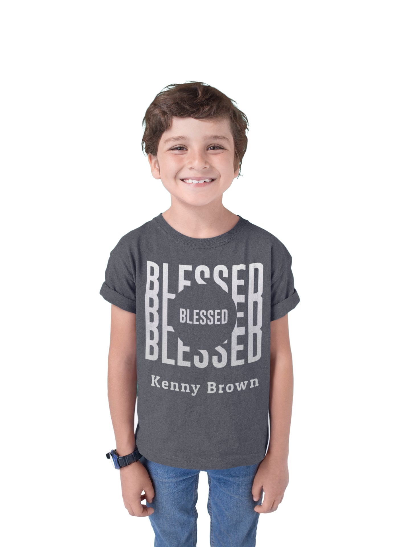 T-Shirts - Personalized Christian Themed Youth T-shirts - Blessed
